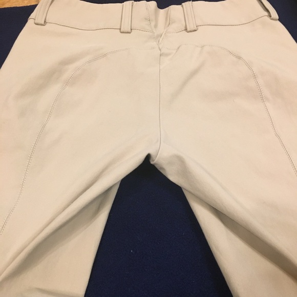 Ariat Olympia side zip breeches 22 Reg tan - Picture 3 of 7
